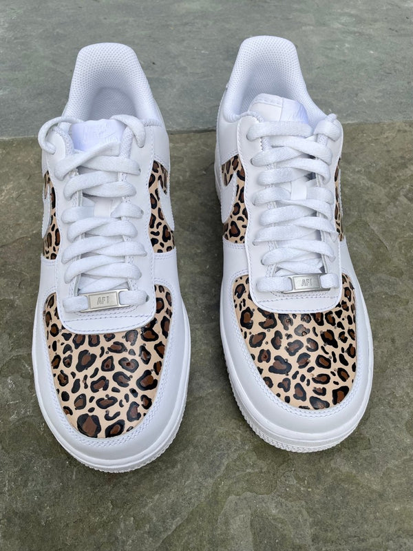 Cheetah Nike AF1 (Women's) - DJ ZO Designs