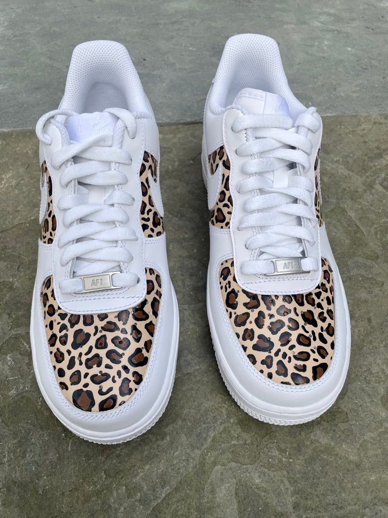 Cheetah Nike AF1 (Women's) - DJ ZO Designs