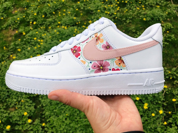 Air Force 1 Floral Custom Sneakers
