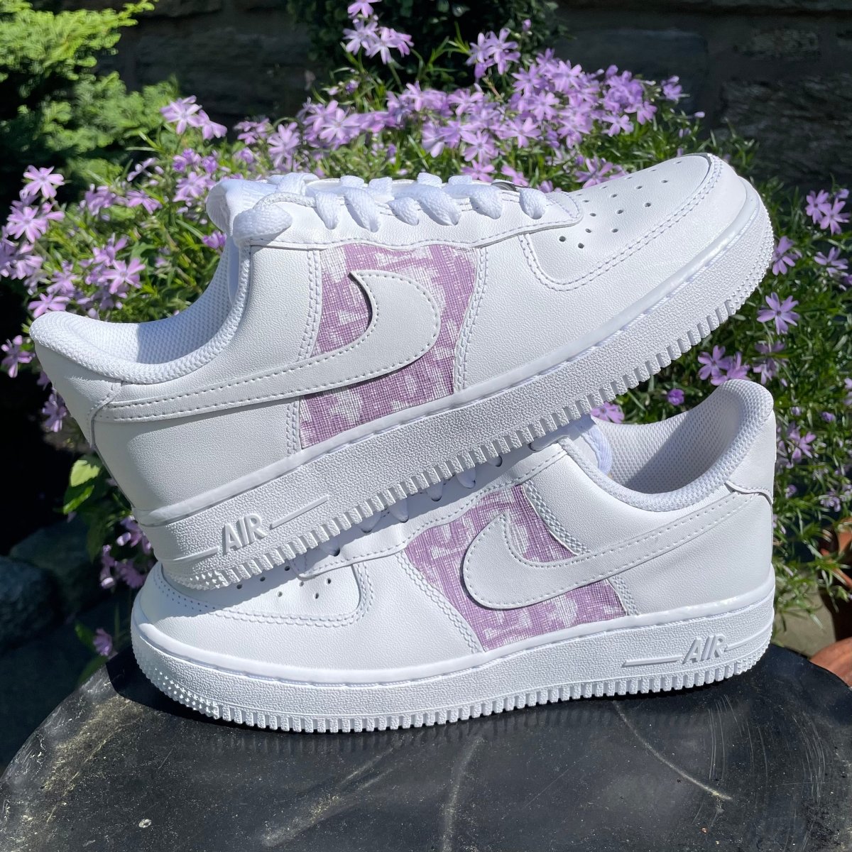 Lavender Dior Nike AF1 Low (Women's) - DJ ZO Designs