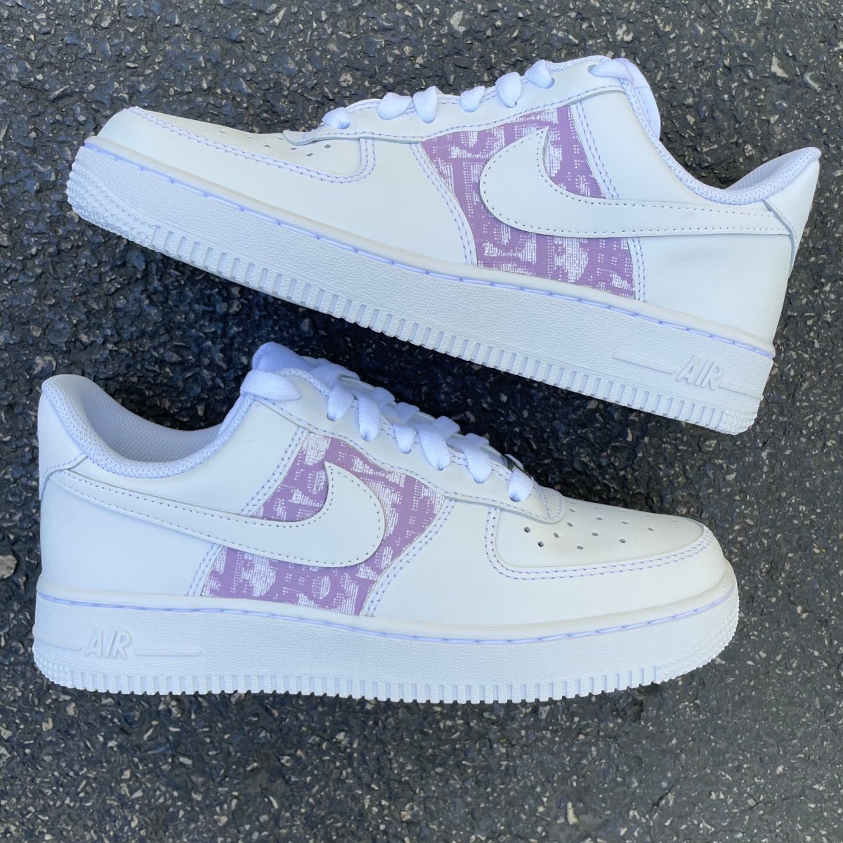 Lavender Dior Nike AF1 Low (Women's) - DJ ZO Designs