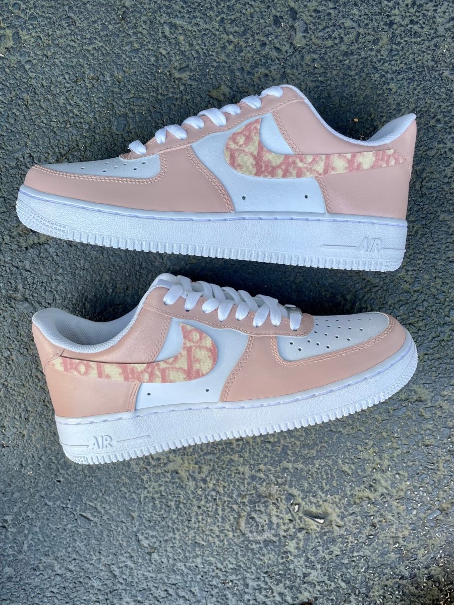 LIMITED EDITION Pink Dior Nike AF1 (Kids) - DJ ZO Designs