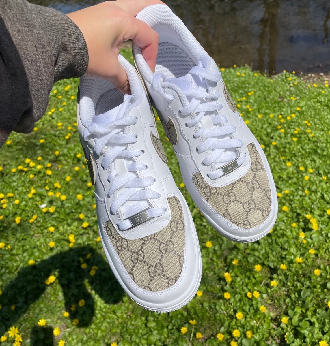 Reworked Gucci Nike AF1 (Kids) - DJ ZO Designs