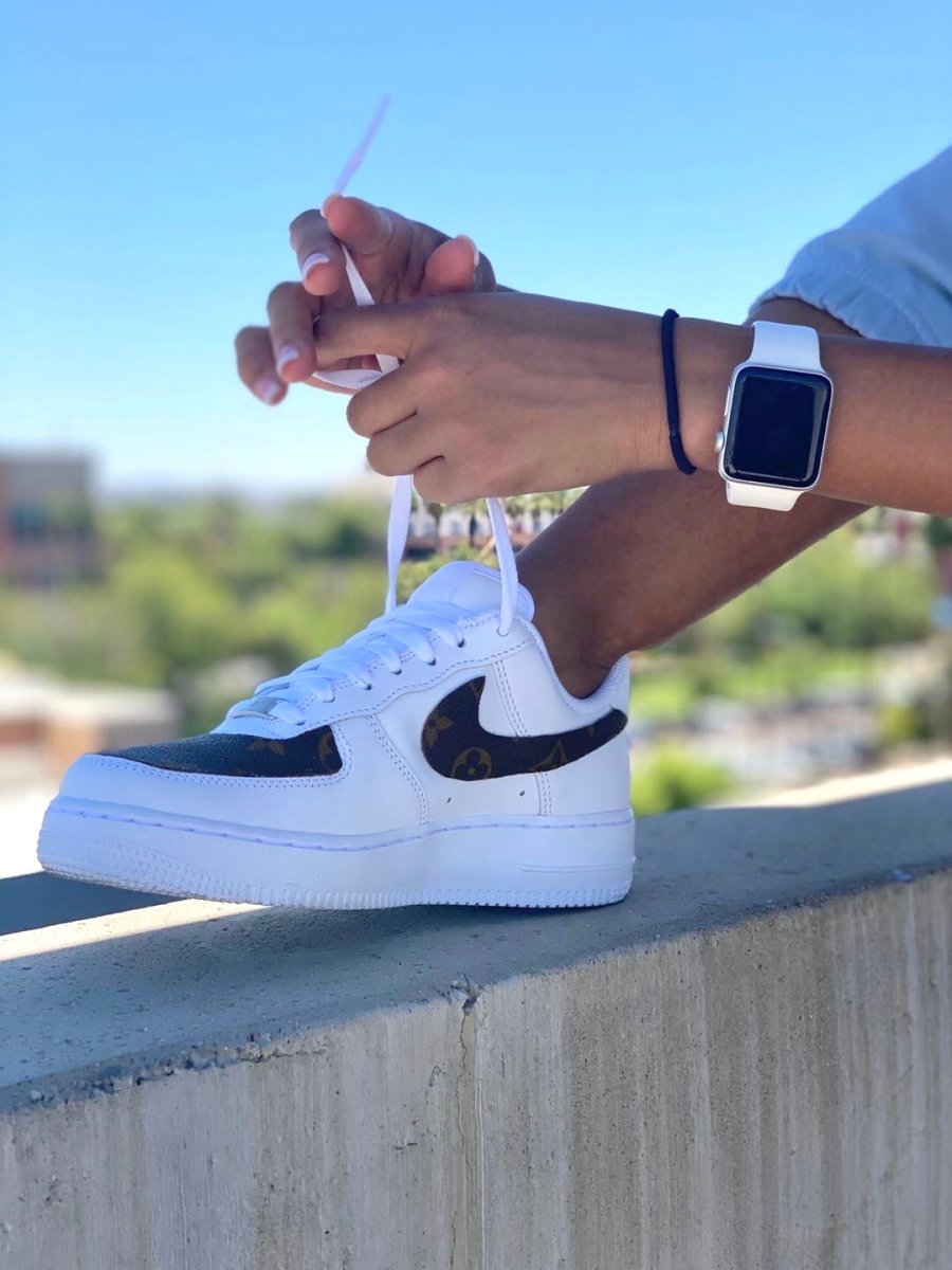 Reworked LV Nike AF1 (Kids) - DJ ZO Designs