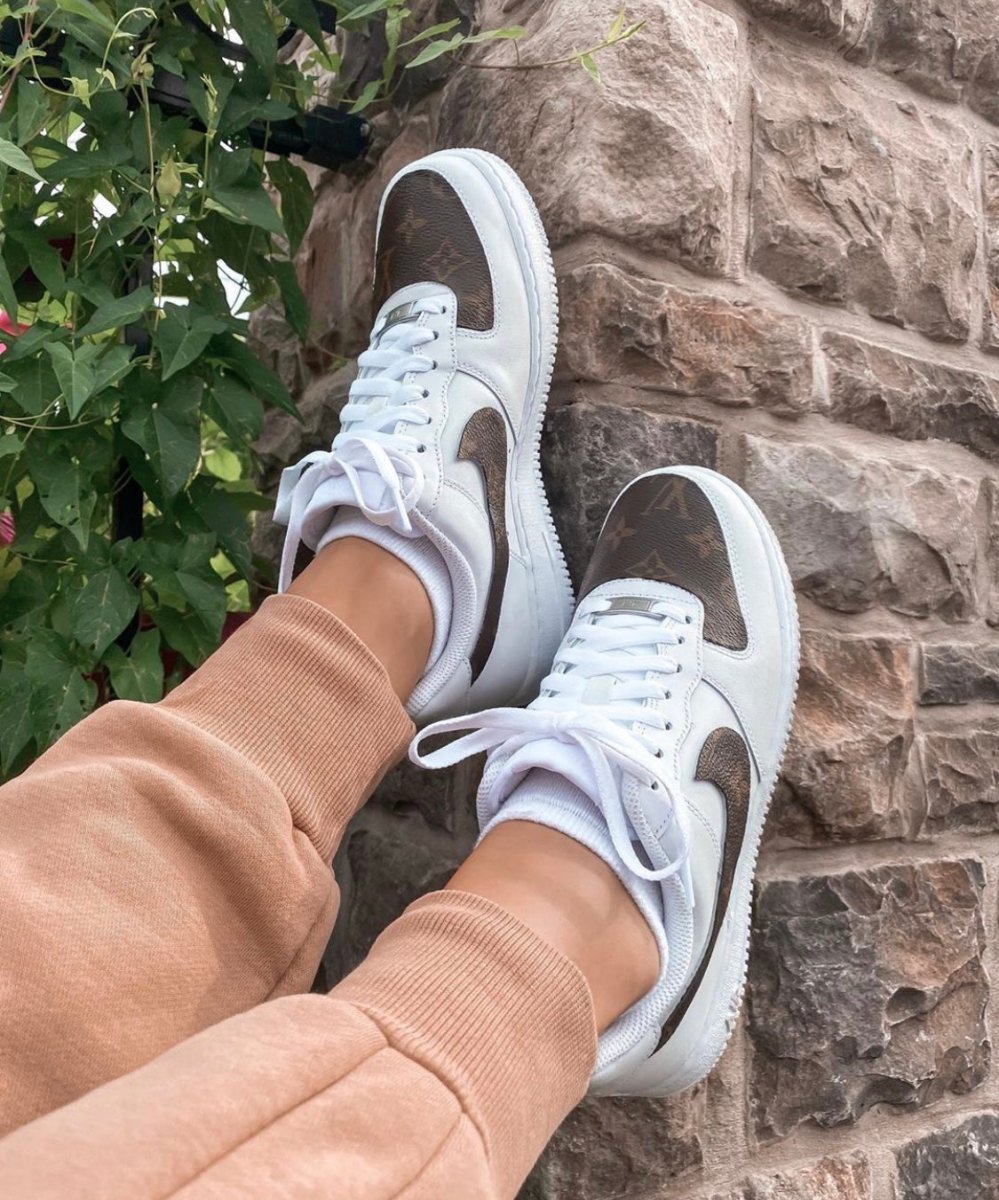 Reworked LV Nike AF1 (Women's) - DJ ZO Designs