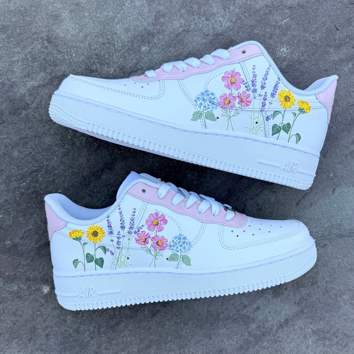 Floral Scape Nike AF1 (Kids) - DJ ZO Designs