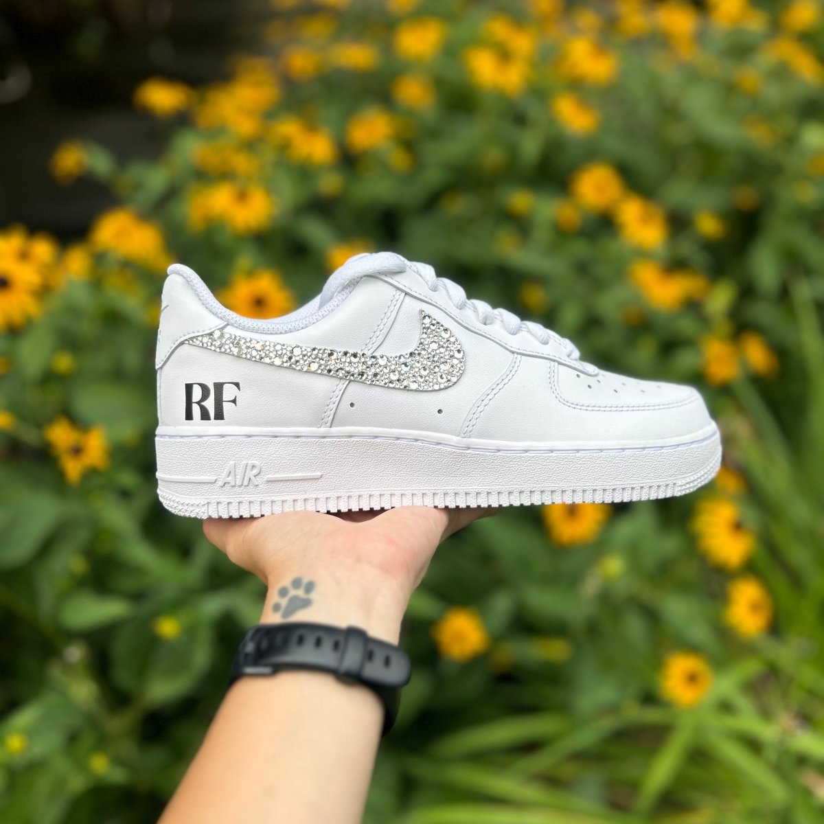'Sparkle & Glow' Nike AF1 (Adult Sizes) - DJ ZO Designs