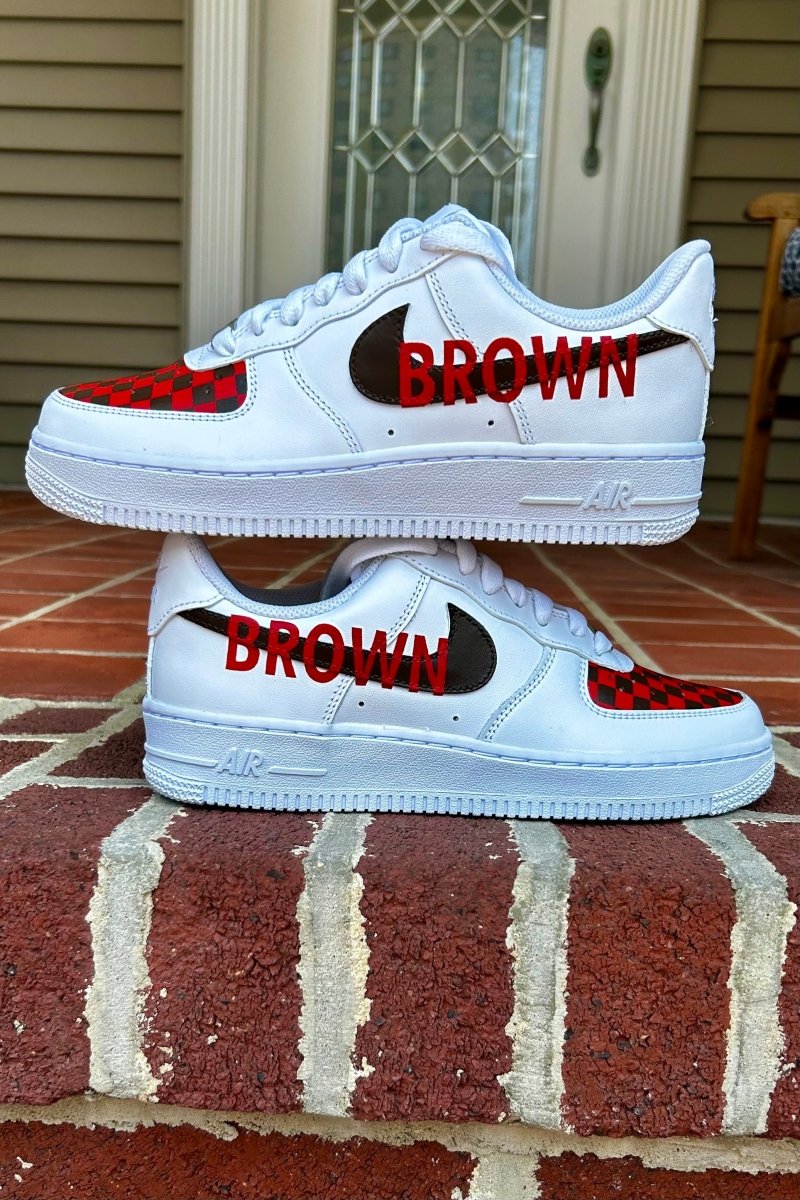 'College V4' Nike AF1 (Women's) - DJ ZO Designs