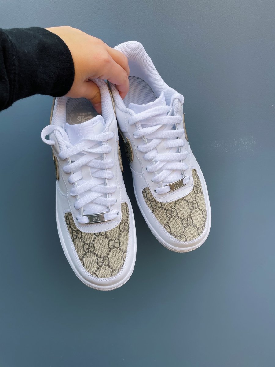 Reworked Gucci Nike AF1 (Kids) - DJ ZO Designs