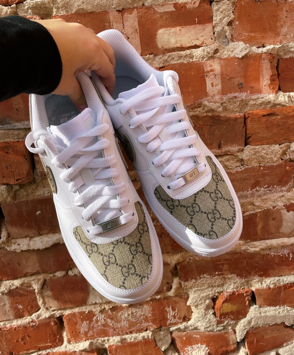 Reworked Gucci Nike AF1 (Women's) - DJ ZO Designs
