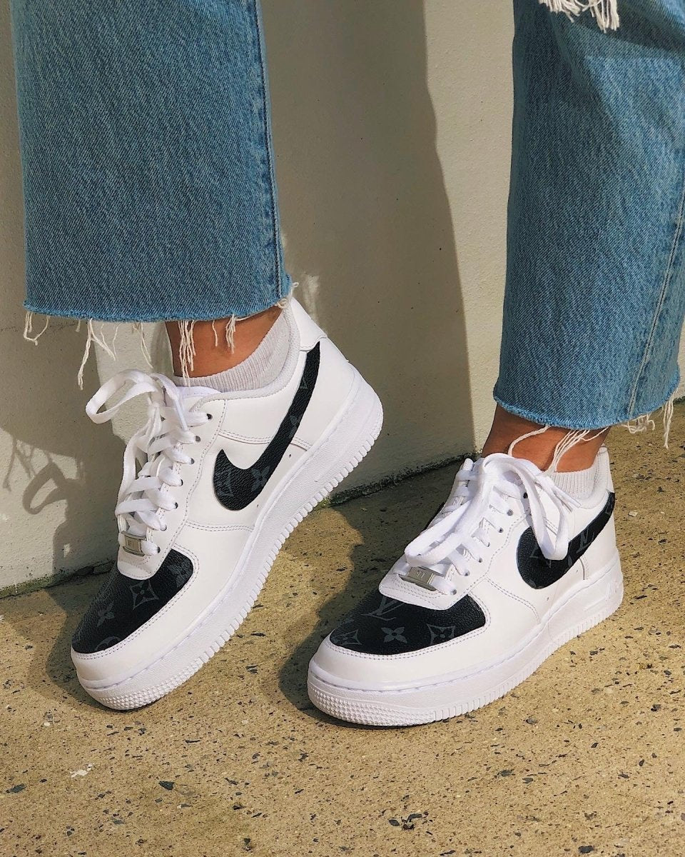 Reworked LV Eclipse Nike AF1 (Kids) - DJ ZO Designs
