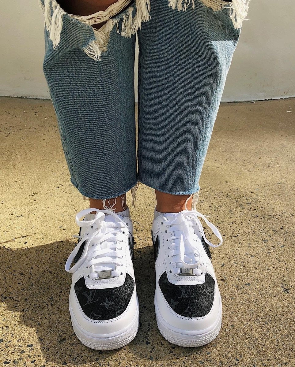 Reworked LV Eclipse Nike AF1 (Kids) - DJ ZO Designs