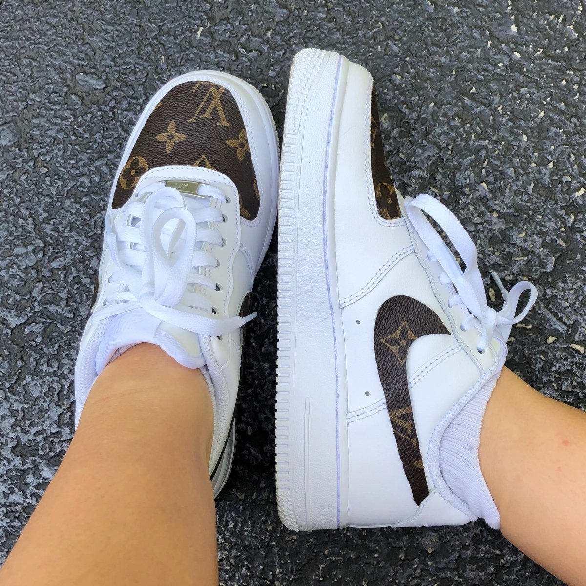 Reworked LV Nike AF1 (Women's) - DJ ZO Designs
