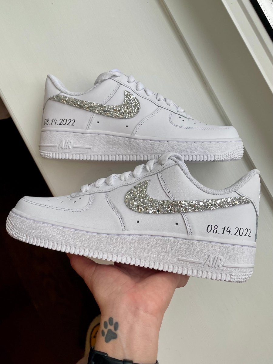 'Sparkle & Glow' Nike AF1 (Women's) - DJ ZO Designs