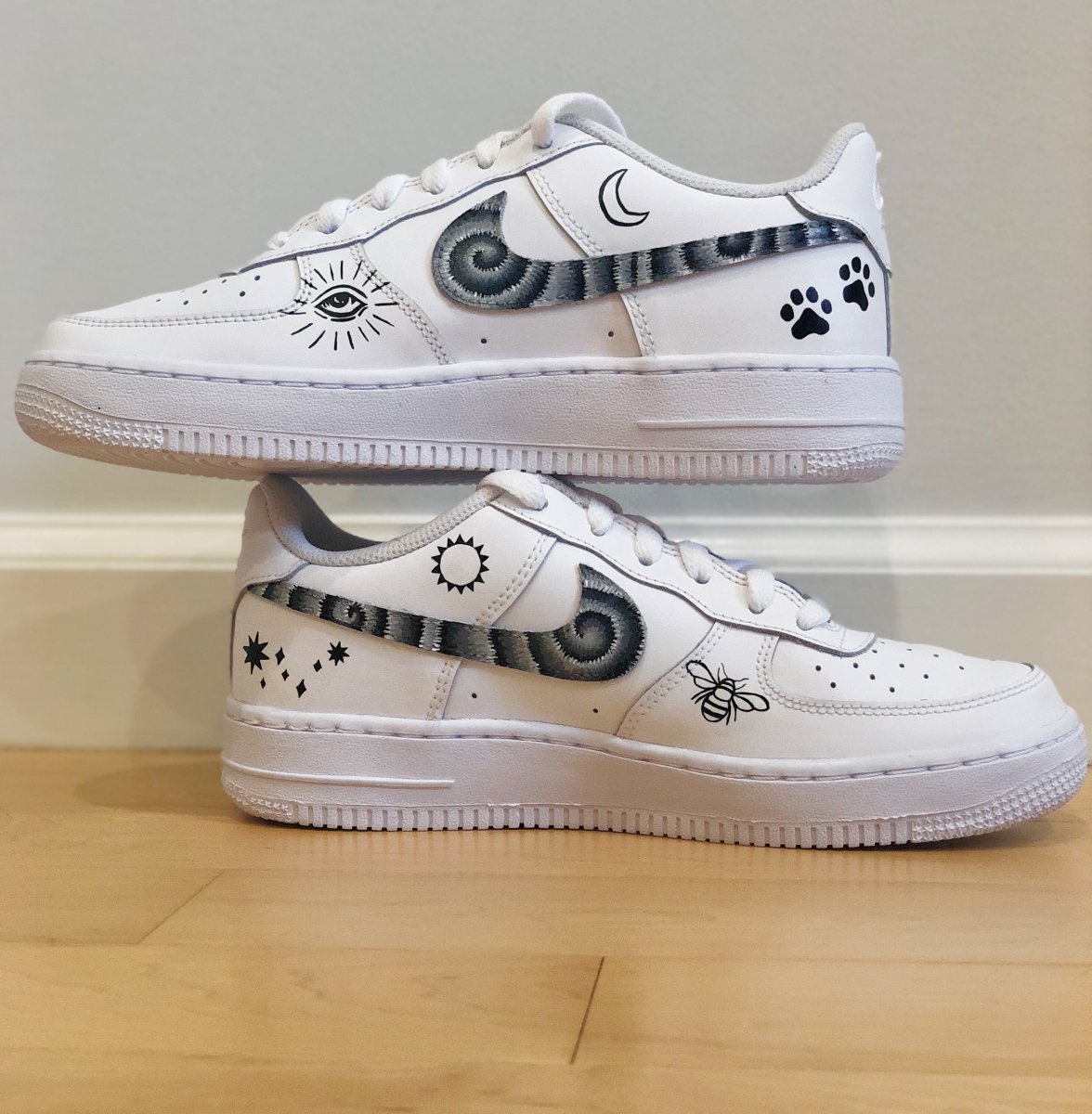 'The Be YOU' Nike AF1 (Kids) - DJ ZO Designs