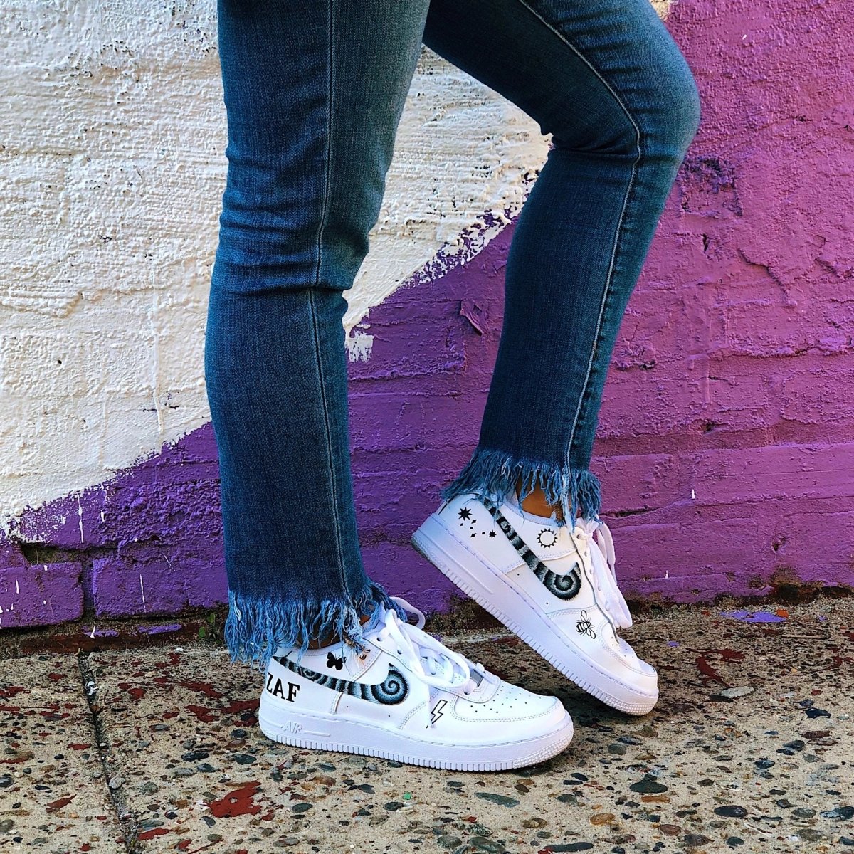 'The Be YOU' Nike AF1 (Kids) - DJ ZO Designs