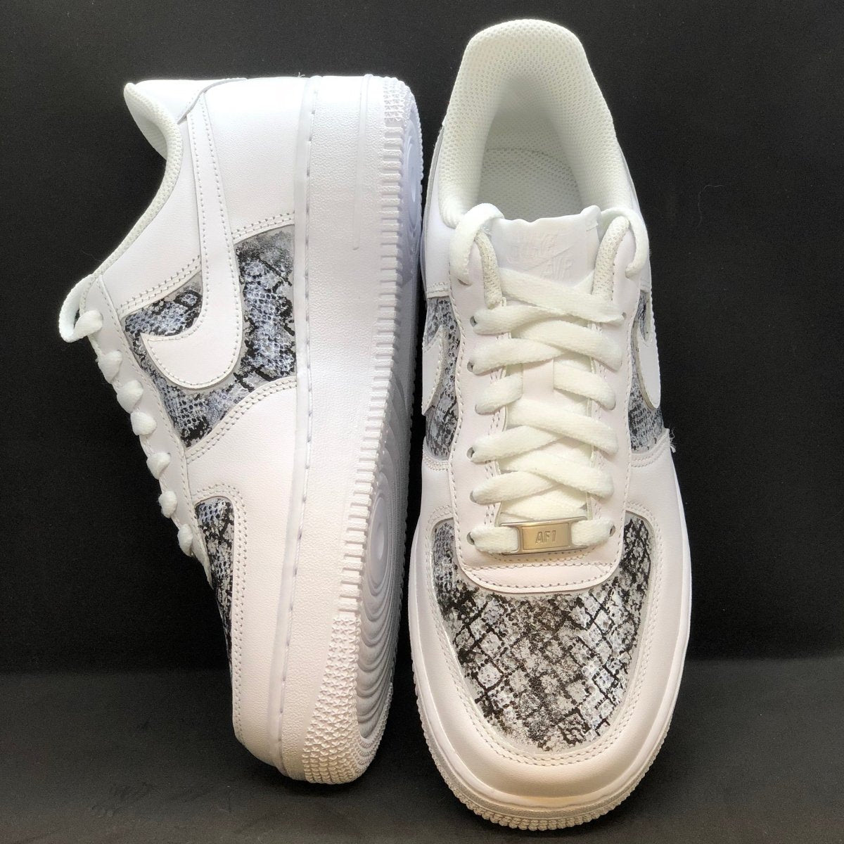 The Natalie Snake Print Nike AF1 Women s DJ ZO Designs